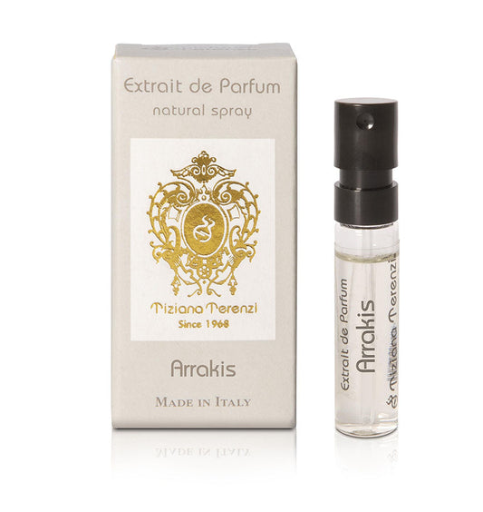 TIZIANA TERENZI Arrakis Extrait de parfum 0.05 OZ 1.5 ML official perfume sample, TIZIANA TERENZI Arrakis Extrait de parfum 0.05 OZ 1.5 ML campione ufficiale di profumo