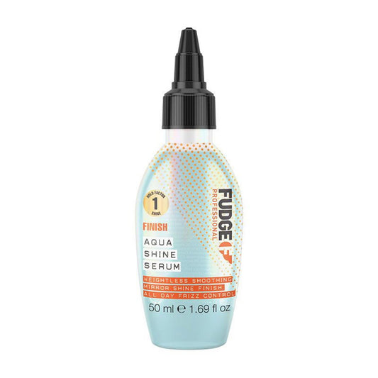 Fudge Professional, Aqua Shine, Ammonia-Free, Hair Serum, Smoothing, 50 ml