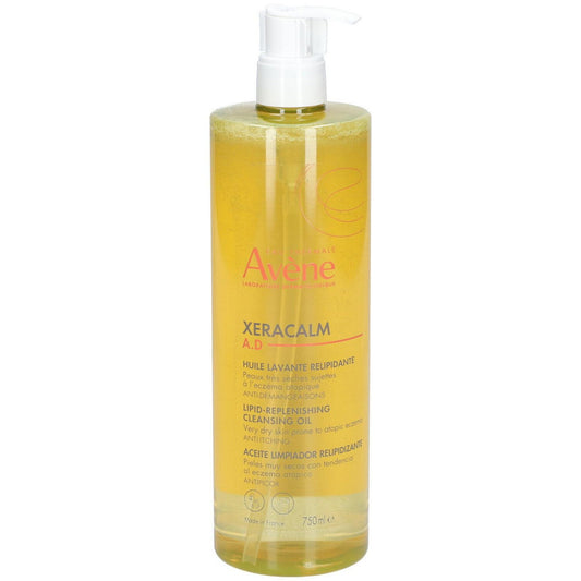 Avene, XeraCalm A.D, Lipid Replenishing, Shower Oil, Body, Sensitive, 750 ml