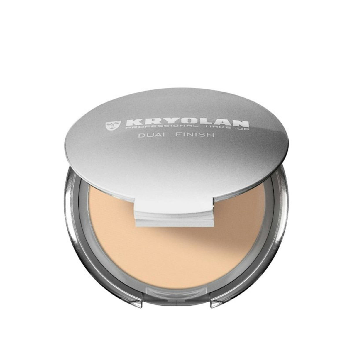 Kryolan, Dual Finish, Covering & Smoothing, Compact Powder, Alabaster, 10 g