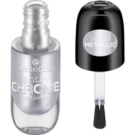 Essence, Satin Chrome, Satin, Nail Polish, 04, SteelGPT, 8 ml