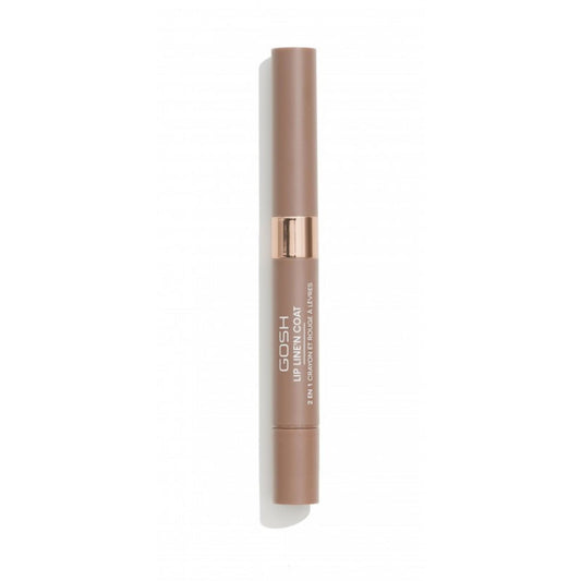 Gosh, Line'n Coat, Lip Liner & Lip Coat 2-In-1, 003, Soft Nougat, 2 ml