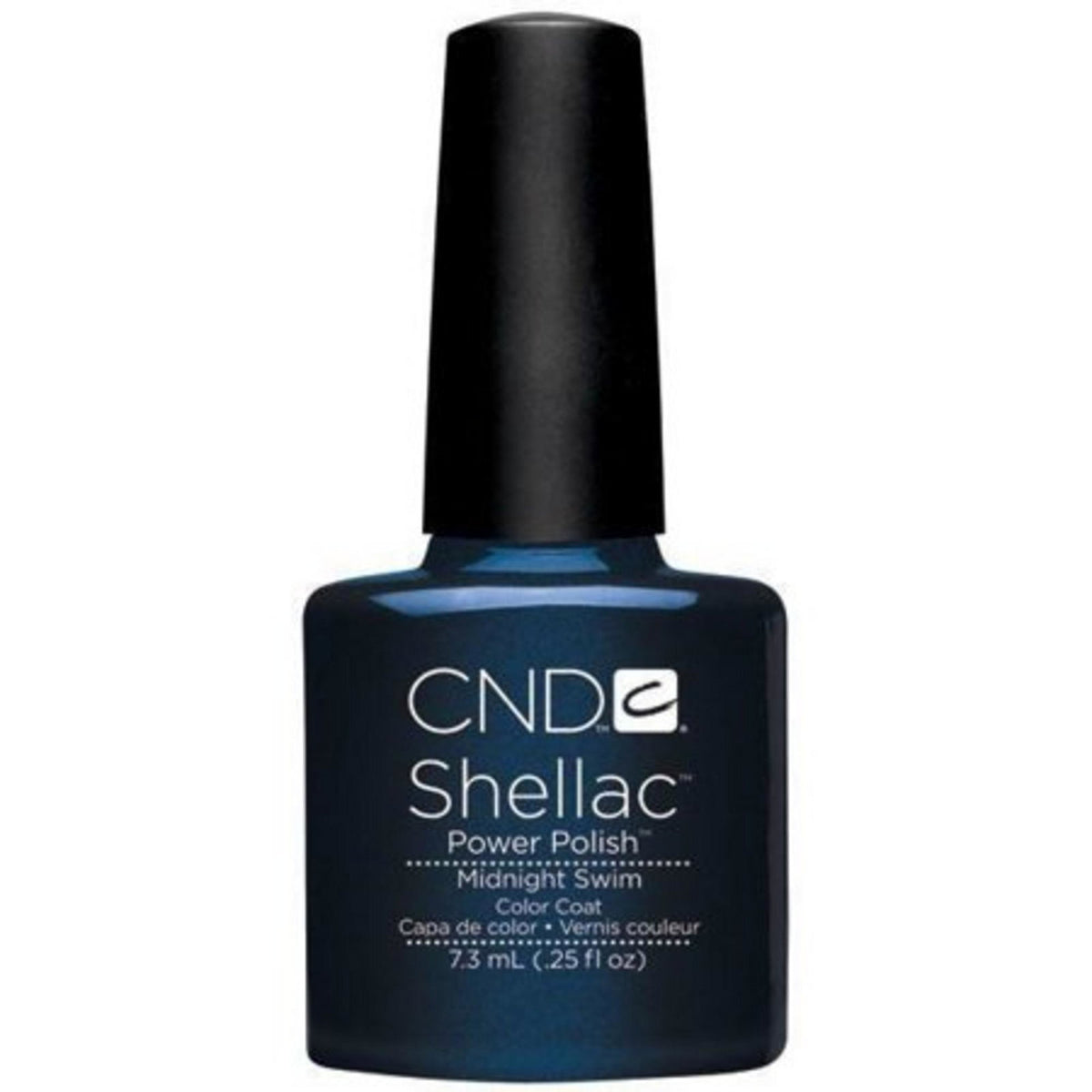 CND, Shellac, Shimmer, Semi-Permanent Nail Polish, Midnight Swim, 7.3 ml