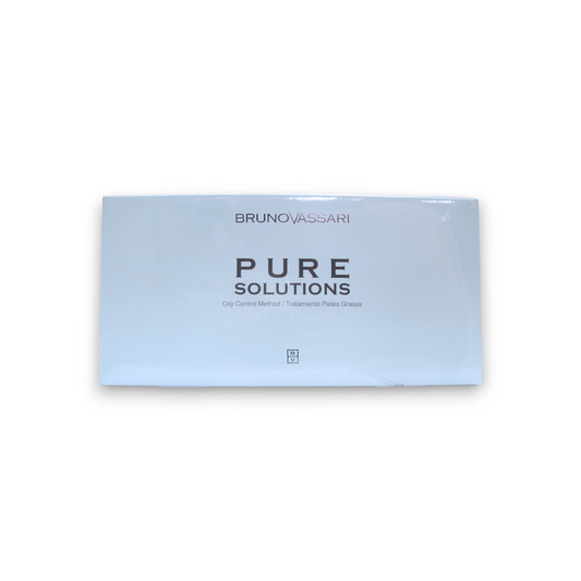 Pure Solutions Set Bruno Vassari: Balance Fluid, Vitamin A, Hydrating, Emulsion, For Face, 20 ml + Pure Solutions, Eliminates Impurities, Cream Mask, For Face, 30 g + Bruno Vassari, Purifying, Lotion-Serum, For Face, 3 ml + Bruno Vassari, Purifying,…