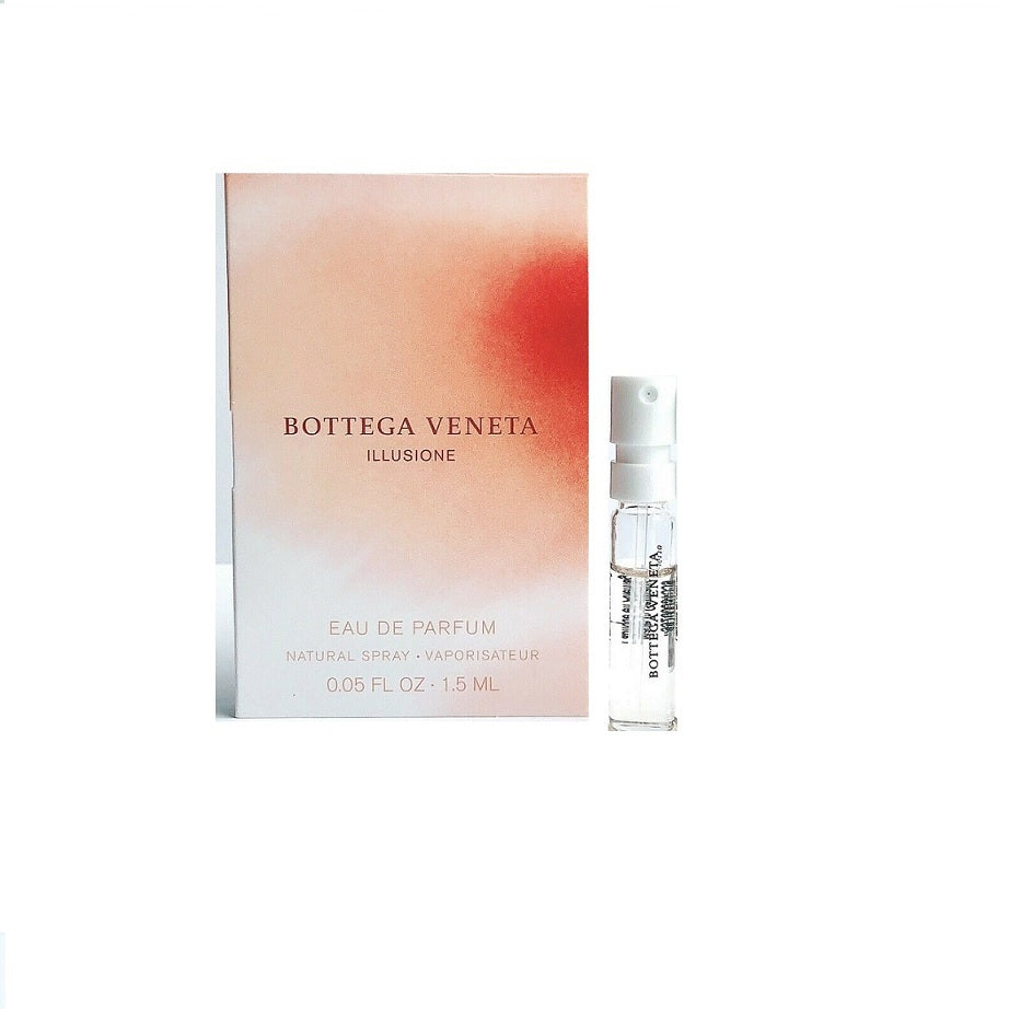 Bottega Veneta Illusione Woman 1.5ml 0.07 fl. oz. official perfume sample, Bottega Veneta Illusione Woman 1.5ml 0.07 fl. oz. official fragrance sample