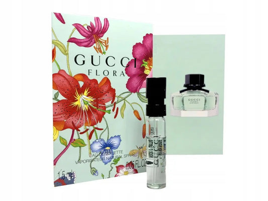 Gucci Flora by Gucci Parfums official perfume sample 1.5ml 0.05 fl. oz.