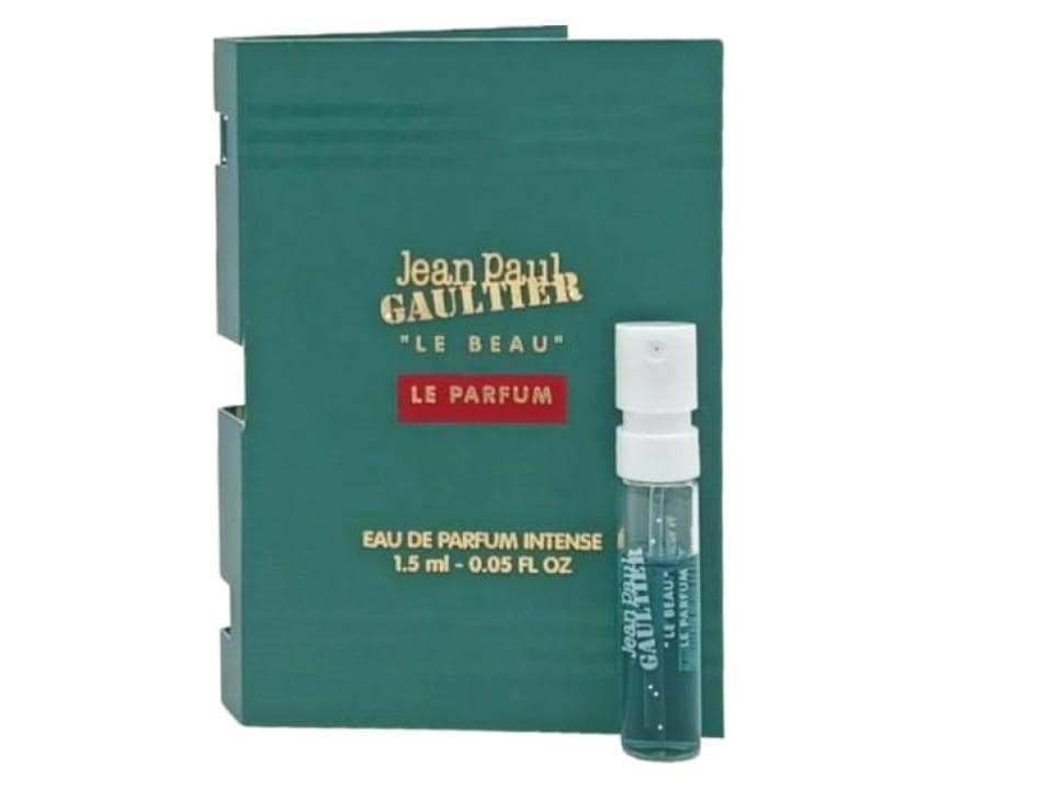 Amostra oficial do perfume Jean Paul Gaultier Le Beau Le Parfum Intense