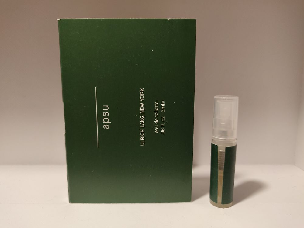 Ulrich Lang Apsu 2ml 0,06 fl. onças. amostras oficiais de perfumes