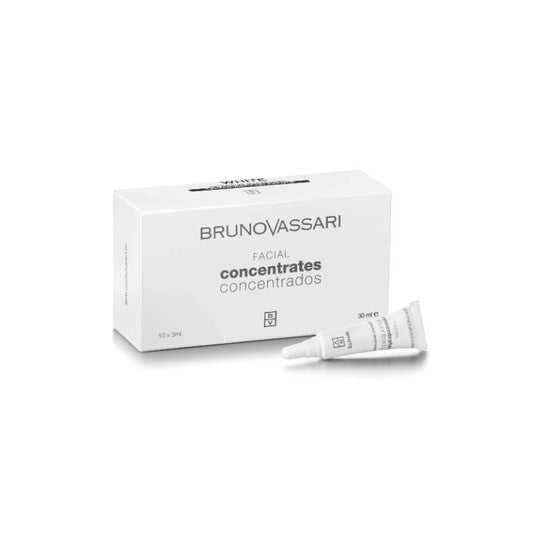 Set, Bruno Vassari, White, Whitening, Concentrate, For Face, 10 pcs, 3 ml