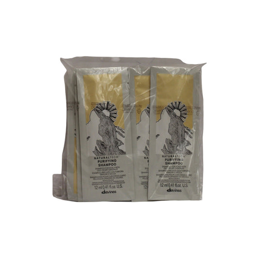 Davines, NaturalTech Purifying, Hair Shampoo, Purifying, 12 pcs, 12 ml