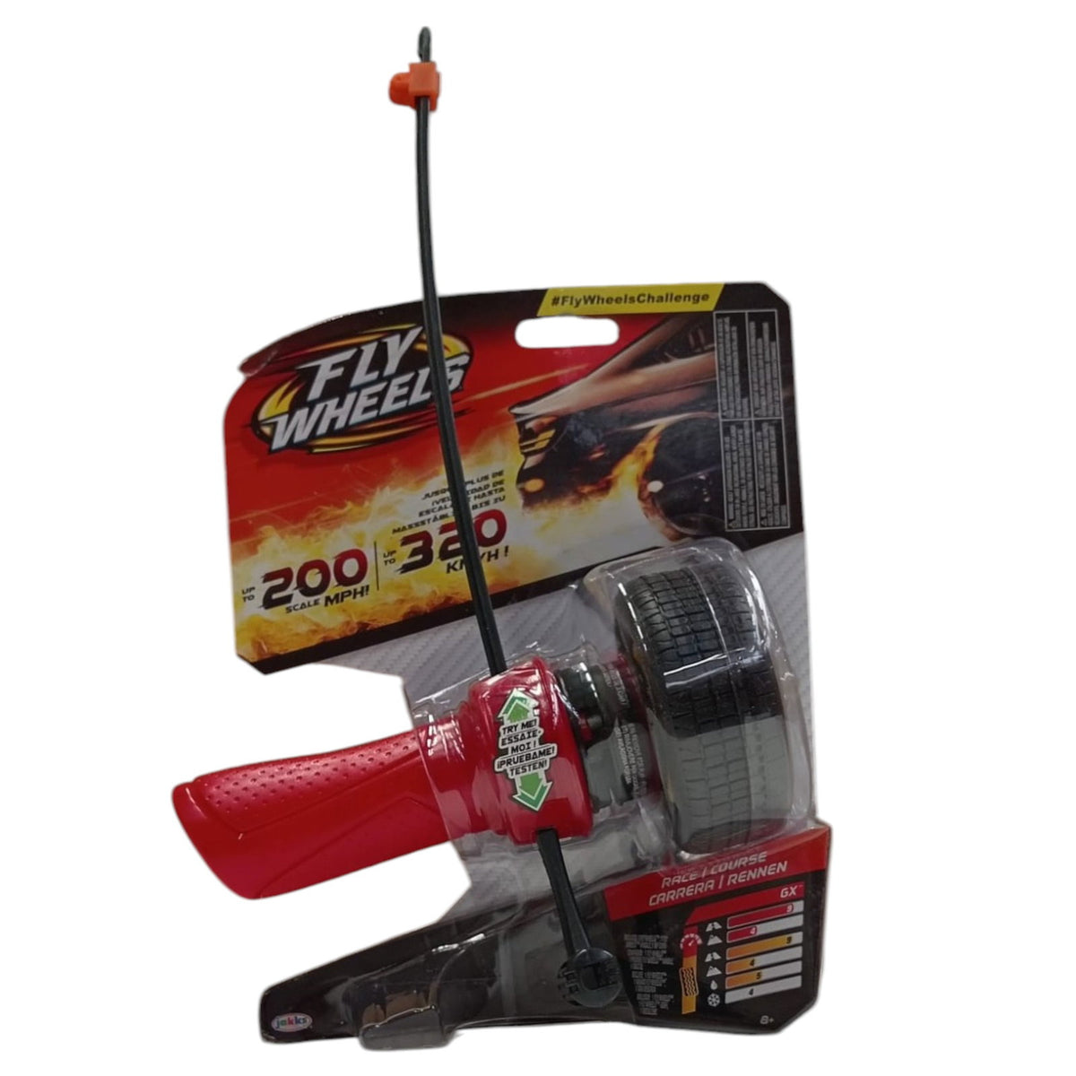 Jakks Pacific, 1 Tyre + Ejector Race GX, Jakks Pacific, Fly Wheels, For Boys