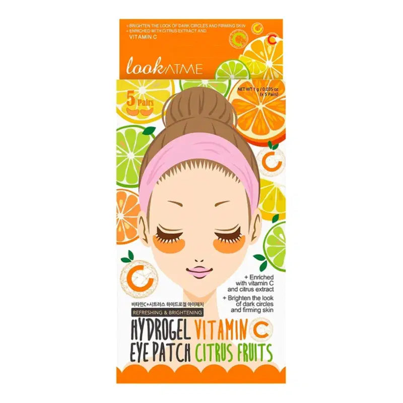 Look At Me, Hydrogel, Vitamin C, Brightening, Eye Patch, 10 pcs